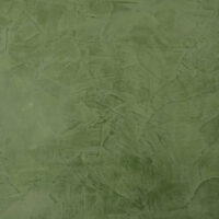 Dark green venetian plaster. Venetian stucco texture. Plastering wall. Decorative plaster background